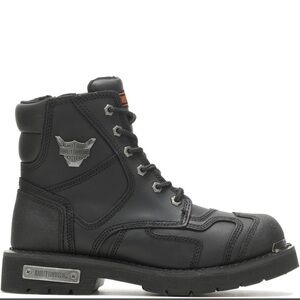 Harley-Davidson unisex Black Lace Up Boots size 43
